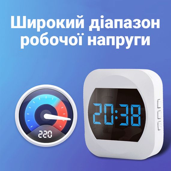 Беспроводной дверной звонок с часами Digital Lion WDB-07C-2, с 2-мя приемниками, до 150 м, Белый | Зображення 5