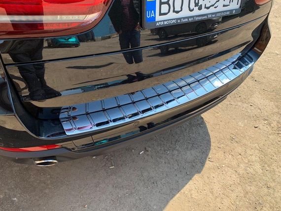Накладка на задний бампер (OmsaLine) для BMW X5 F-15 2013-2018 гг. | Зображення 1