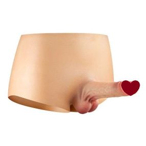 Силиконовые трусики с полым фаллоимитатором Real Body Real Manly Hollow, L/XL, для него sexstyle