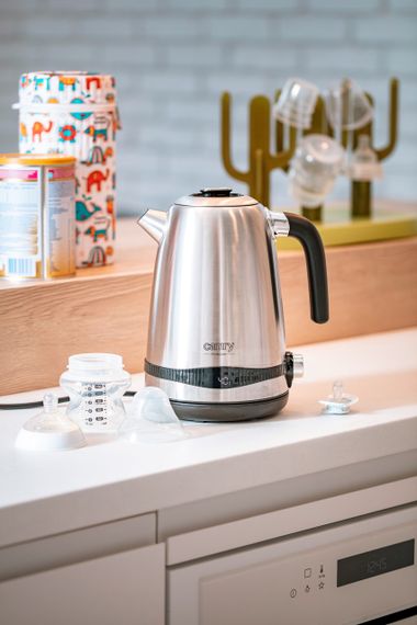 Електрочайник з нержавіючої сталі Camry CR 1291, 1,7 л, 2200 Вт, з регулюванням температури | Зображення 6