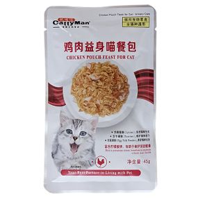 Корм CattyMan Urinary Care Chicken Feast вологий з макрелью для котів схильних до СКХ 45 гр