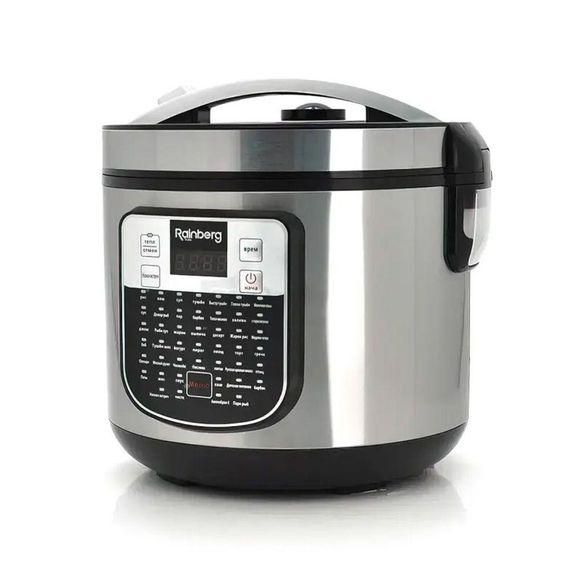 Мультиварка на 6 л, з антипригарним покриттям, 1800 Вт, Rainberg RB-6209 / Мультиварка-пароварка з 45 програмами | Зображення 5