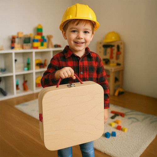 Дерев'яний ящик з інструментами для дітей Kruzzel 26581 | Зображення 7