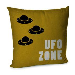 Подушка диванна з оксамиту Ufo zone 45x45 см (45BP_UNI013)