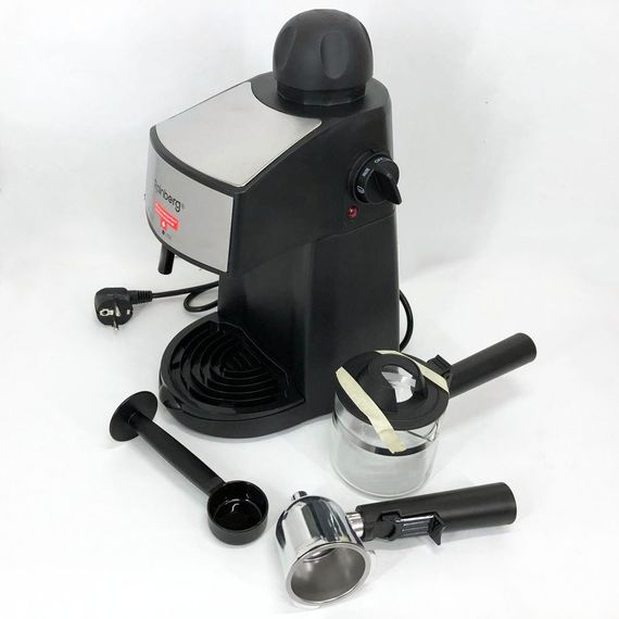 Кофемашина Rainberg RB-8111 кофеварка рожковая с капучинатором 2200W Espresso, HF-809 маленькая кофемашина | Зображення 3