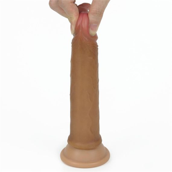 Фалоімітатор 7'' Dual layered Platinum Silicone Cock Sex Aura | Зображення 2