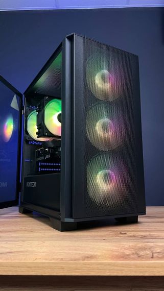 Збірка на замовлення: ігровий ПК Montech Air 100 ARGB Black Tower / AMD Ryzen 5 8400F (6 (12) ядер по 4,2 - 4,7 ГГц) / 32 ГБ DDR5 / 1000 ГБ SSD M.2 / nVidia GeForce RTX 5060, 8 ГБ GDDR6, 128-біт / 650 Вт | Зображення 2