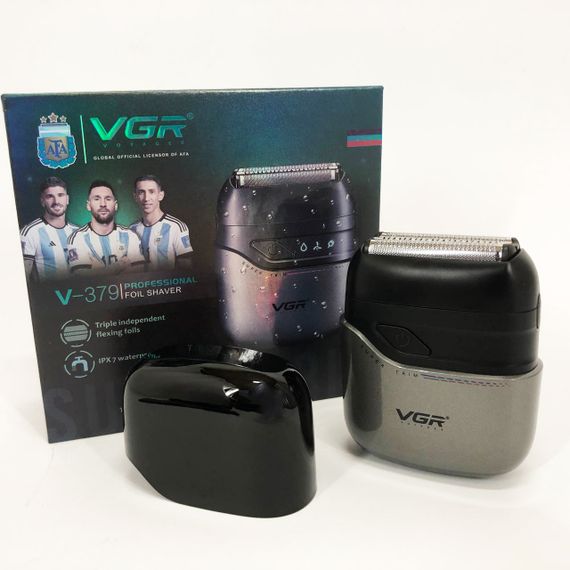 Хорошая электробритва для бороды VGR, Электробритва для профессионального бритья шейвер VU-44 | Зображення 3