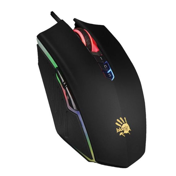 Миша ігрова A4-Tech Bloody A70 Activated, металеві ніжки, чорна матова | Зображення 1