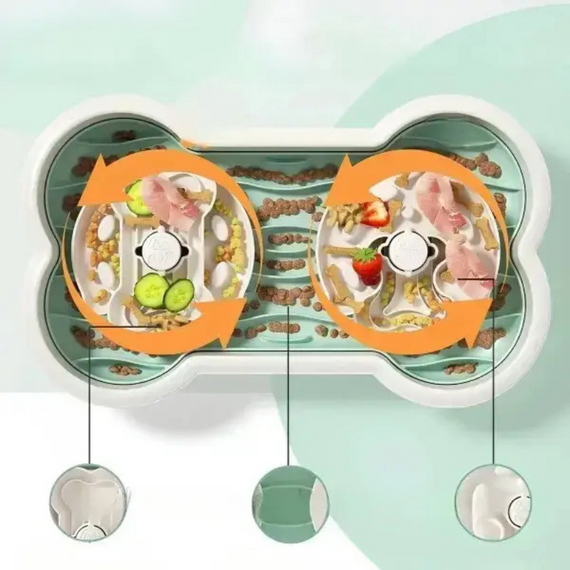 Універсальна миска для повільного годування собак дрібних, середніх і великих порід | Зображення 7