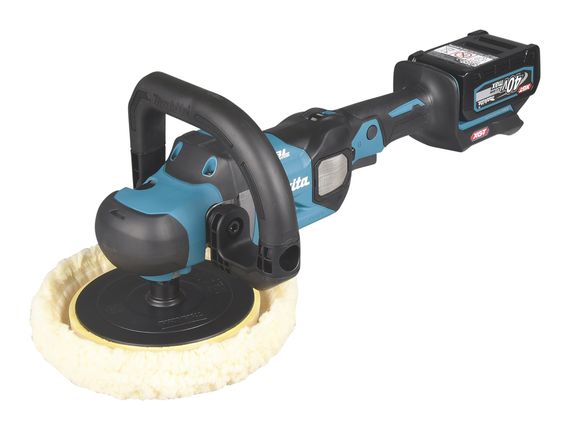 Шліфмашина полірувальна акумуляторна Makita PV001GM101 (180 мм, 600-2200 хв-1, BL, XGT) | Зображення 3