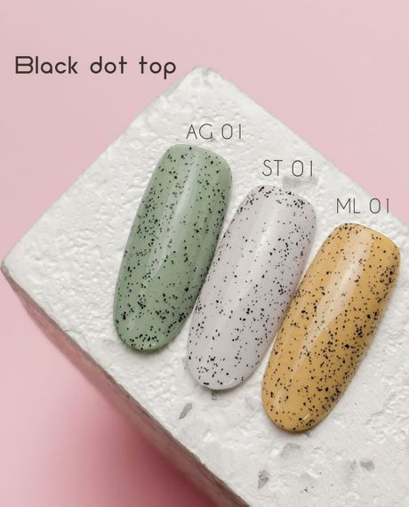 Топ Toki-Toki Black Dot Top без липкого слоя 5мл | Зображення 2