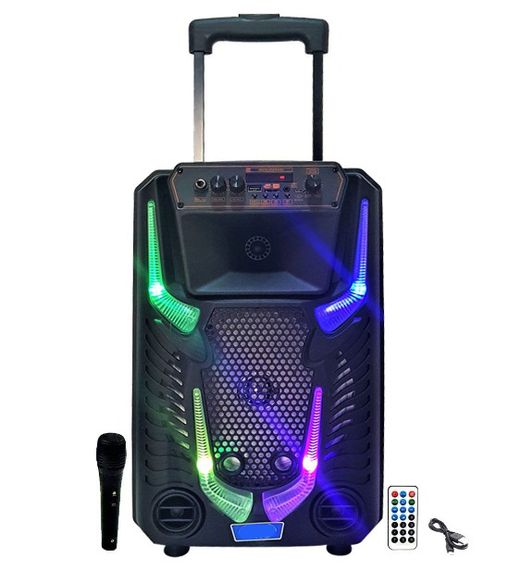 Портативная колонка XPRO GZ-8912 чемодан  30Вт, USB, SD, FM радио, Bluetooth, 1 микрофон, ДУ (MER-15720) | Зображення 2