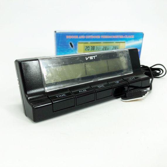 Авточасы с термометром VST-7037 RU-87 | Зображення 6