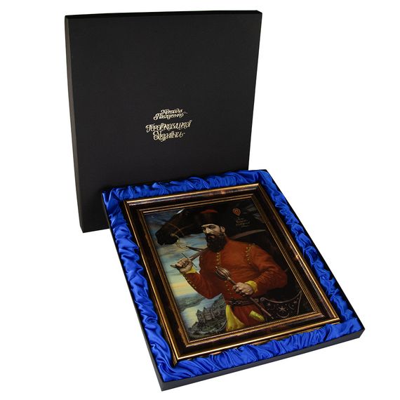 Картина-портрет “Гетьман Петро Сагайдачний” 39 х 47 см | Зображення 3