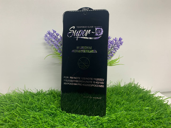 Захисне скло 5D Full Glue для Xiaomi Redmi Note 11 / 11S / 11SE (2022) | Mietubl | Чорне, повне покриття, 9H