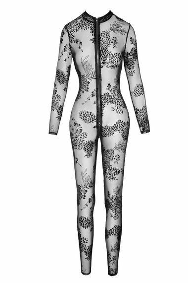 Бодистокинг Noir Handmade F237 Long tulle overall Черный 3XL | Зображення 5
