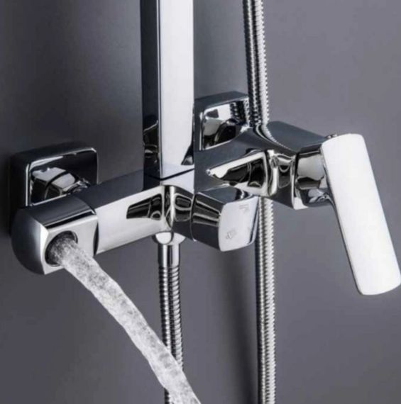 Душова система універсальна Qtap Sloup, Chrome, QTSLO53103KNC49198 | Зображення 2