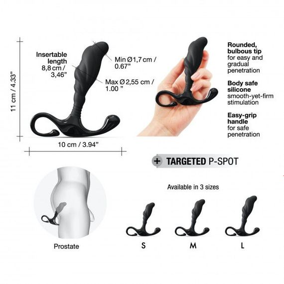 Ручний ергономічний масажер простати Dorcel Expert P size M | Зображення 2