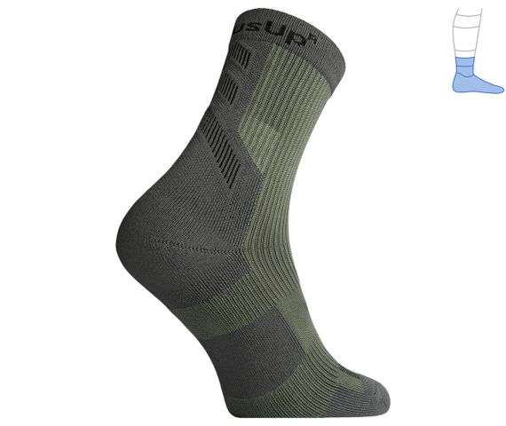 Шкарпетки компресійні демісезон MidDry+ сіро-оливкові | Зображення 2