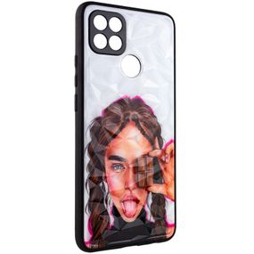 TPU+PC чехол Prisma Ladies для Oppo A15s / A15 TPU+PC, Chocolate