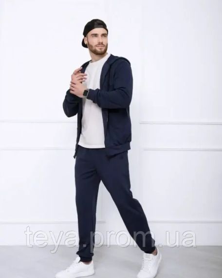 Спортивний костюм колір темно-синій розміри S, XL, L, M, XXL FI_004541 | Зображення 1