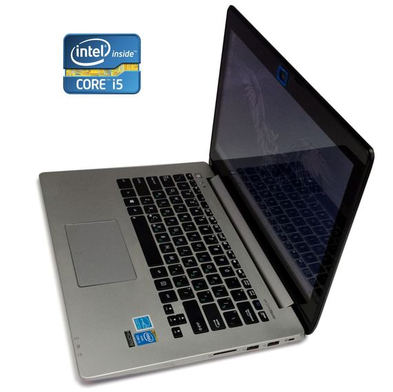Ультрабук Б-класс Asus Q301L / 13.3" (1366x768) TN Touch / Intel Core i5-4200U (2 (4) ядра по 1.6 - 2.6 GHz) / 12 GB DDR3 / 256 GB SSD / Intel HD Graphics 4400 / WebCam б/у