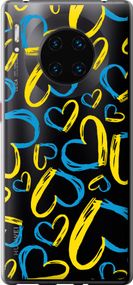Чехол на Huawei Mate 30 Pro Сердца UA "5292u-1796-17620"