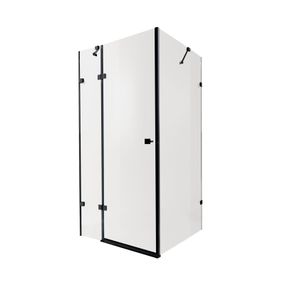 Душова кабіна Qtap Capricorn BLA10128RC6, скло Clear 6 мм, покриття CalcLess без піддону