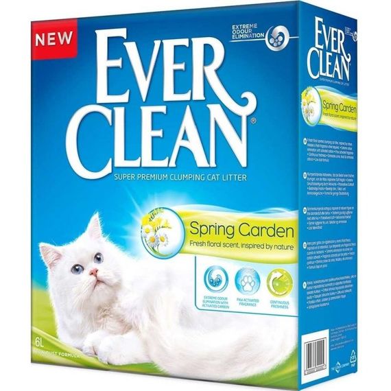 Бентонитовый наполнитель Ever Clean Spring Garden с ароматом весеннего сада 6 л