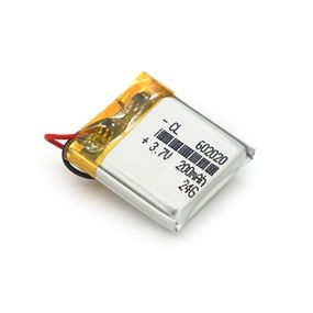 Литий-полимерный аккумулятор 6x20x20mm (Li-ion 3.7В 200м Ач)