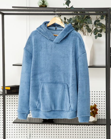 Худі Ведмедик блакитний S XL