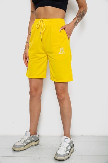 Шорты женские 238R7164 -уценка, цвет Желтый | Зображення 2