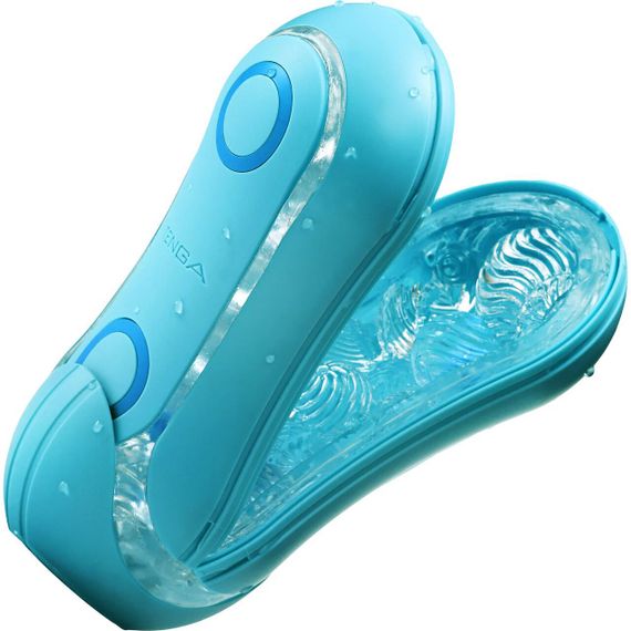 Мастурбатор Tenga Flip Orb — Ocean Blue, с изменяемым сжатием, со стимулирующими шариками внутри | Зображення 2