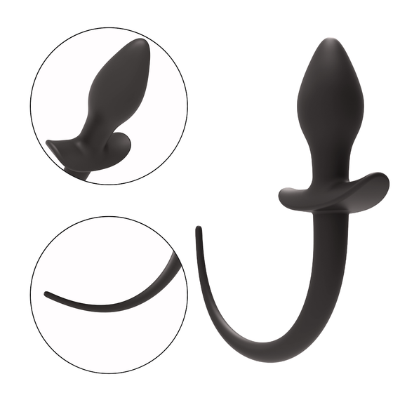 Анальна пробка з силіконовим хвостом Wild Play sexstyle | Зображення 4