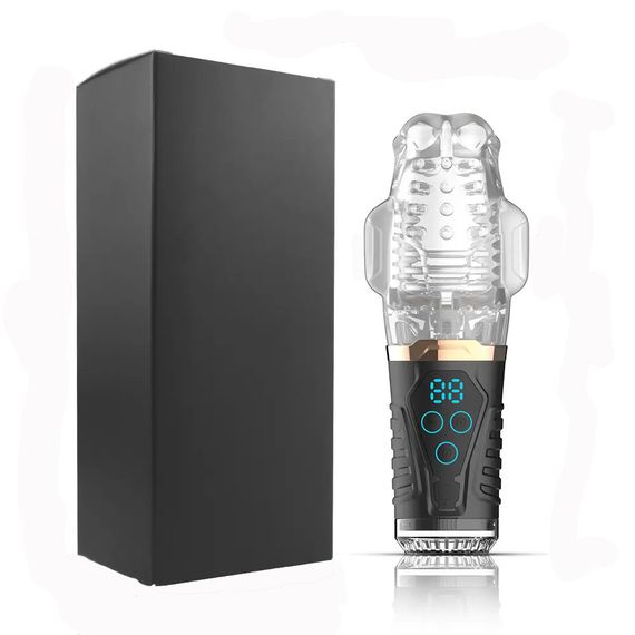 3D автоматичний фрикційний чоловічий мастурбатор із LED-дисплеєм