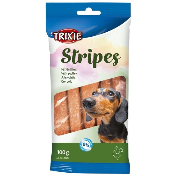 Ласощі для собак з м'ясом свійської птиці Trixie Stripes, 100 гр