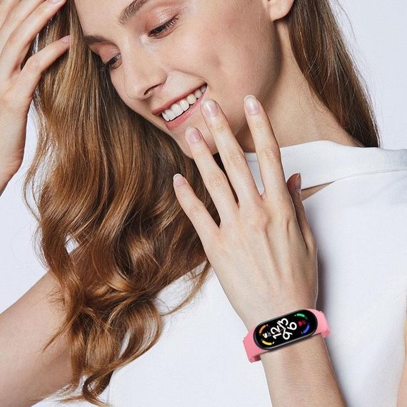 Ремінець Ocean Band для Xiaomi Mi Band 9/8 Рожевий / Pink | Зображення 5