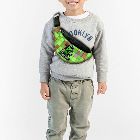 Набір дитячий Майнкрафт «Minecraft» рюкзак 36х27см сумка-бананка, кружка з принтом для хлопчика (01657) | Зображення 2