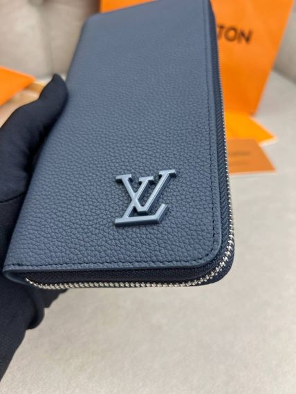 Гаманець синій Louis Vuitton Horizontal Aerogram Blue k419 | Зображення 2