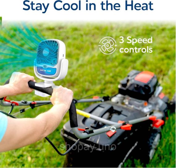 Аккумуляторный вентилятор Arctic Cool Clamp с прищепкой и USB-зарядкой | Зображення 4