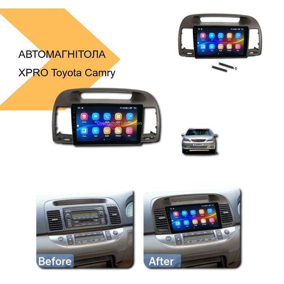 Автомагнітола 9-дюймовий сенсорний екран XPRO Toyota Camry V30 2006-2007 (MER-14127_5985) | Зображення 1