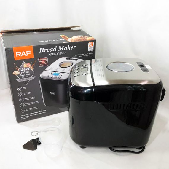 Хлібопічка RAF R.208, 600 Вт, до 1000 г, з функцією безглютенової випічки | Зображення 7