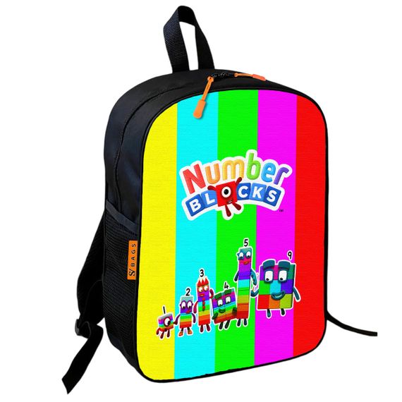 Школьный рюкзак детский Numberblocks + Сумка для обуви спортивной формы рюкзак-мешок мальчику (01884) | Зображення 4
