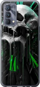 Чехол на Realme GT Master Череп-часы "4100u-2852-17620"