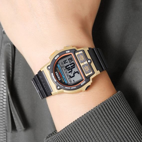 Годинник наручний Skmei 2263BKGD Black-Gold | Зображення 3