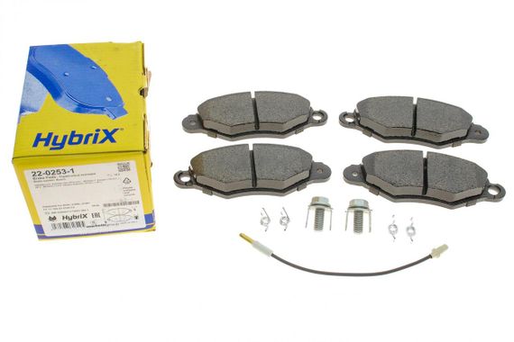 Колодки тормозные передние Renault Kangoo 97- Nissan Kubistar 03- +датчик  22-0253-1 | Зображення 5