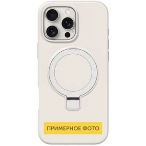 Чохол Silicone Case Full Protective NO LOGO with Ring для Apple iPhone 16e (6.1")