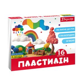 Пластилін 1 Вересня Classic 540676 16 кольорів 320 г