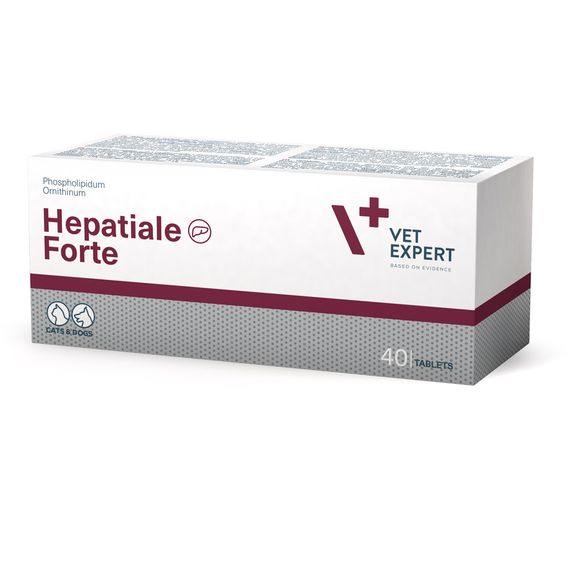 Витамины VetExpert Hepatiale Forte для здоровья печени у собак и котов 40 табл